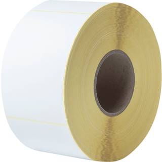 Uncoated labels white Thermal Transfer 102x150mm 1500 labels, Brother BUS1J150102203, 4stk