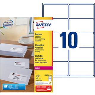 Avery L7173 adresselabels 99,1 x 57 mm