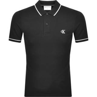 Slim Polo Shirt - Calvin Klein - Black - Men - M - Black - M