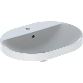 Geberit VariForm ellipseformet håndvask til indbygning 60 x 45 cm