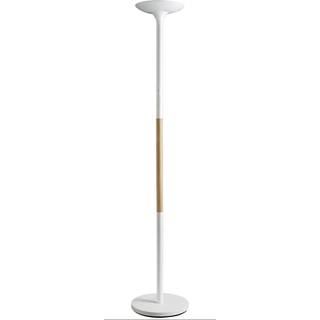 Unilux Pryska Uplight LED gulvlampe sort og træ