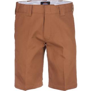 Dickies Slim Straight Shorts Flex Brown Duck