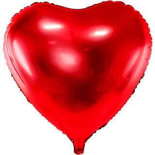 Rødt hjerte 24" folieballon