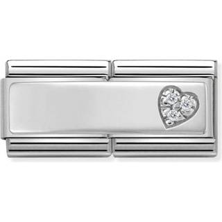 Nomination Silver shine Double Heart Charm