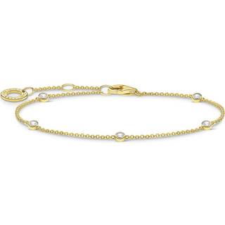 Thomas Sabo Armband - Weisse Steine - A1999-414-14-L19V - gold