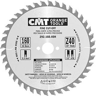CMT rundsavklinge 292 160x2,2x20 Z40W t/afkortning med perfekt snit