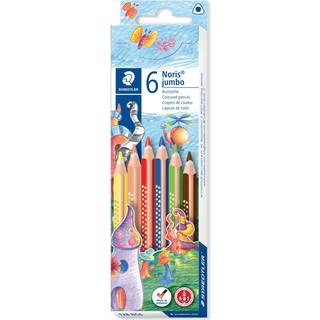 Staedtler NORIS JUMBO FARVEB 6ASS/PAK FSC 100%