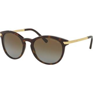 Michael Kors Kvinde MK2023 ADRIANNA III 3106T5 Solbriller Acetat Skildpadde Brun Rund Polariseret