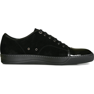 Lanvin Patent Cap Toe Sneaker Black/Black