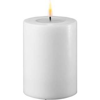 Bloklys LED Ø7,5 Hvid 10cm