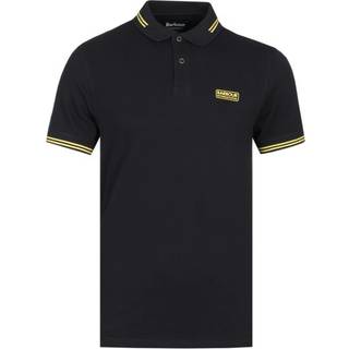 Barbour International Essential Tipped Polo Black