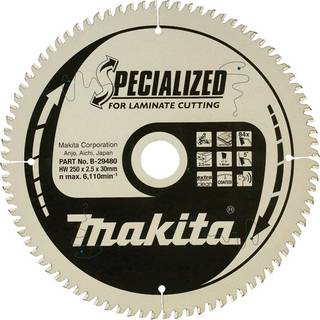 Rundsavsklinge til laminat  Makita; 250x2,5x30,0 mm; Z84; 5°