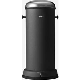 Vipp 16 pedalspand sort alu 18l