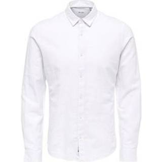 ONLY & SONS Caiden LS Linen Shirt  White