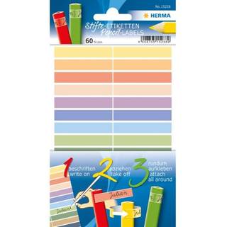 HERMA Pencil labels as name stickers for coloured pencils 10 x 46 mm self-adhesive