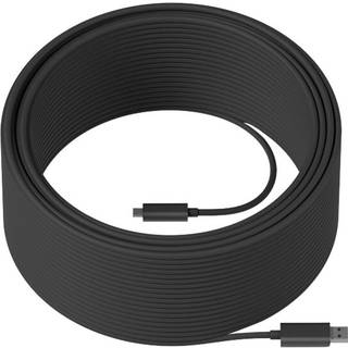 Logitech Strong USB-kabel USB 3.2 Gen 2 (3.1 Gen 2) 45 m USB A USB C Grafit