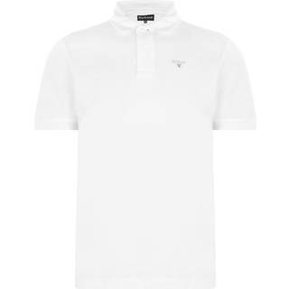 Barbour Men's Sports Polo Shirt White, XL
