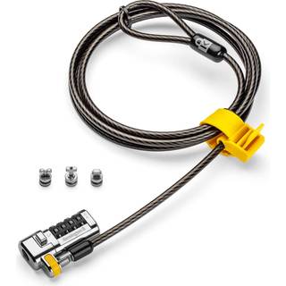 Kensington Clicksafe® 3-i-1 Kombinationslås Til Bærbar Computer