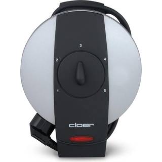 Cloer 1629 vaffeljern 5 vaffel/vafler 930 W Sort, Metallic