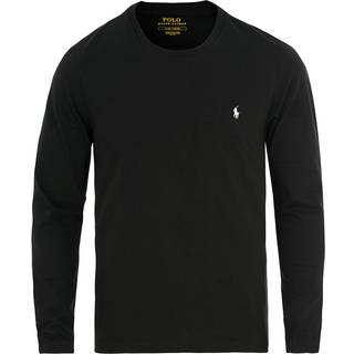 Polo Ralph Lauren Herren Longsleeve schwarz Jersey-Baumwolle unifarben