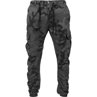 Urban Classics Camo Cargo Joggingbukser Grå Camo - W28