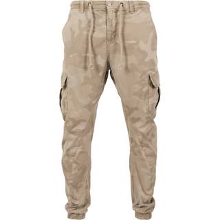 Urban Classics Camo Cargo Joggingbukser Sand camo