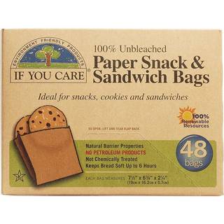 If You Care Paper Sandwich and Snack Bags, 100% nedbrydelige - 4