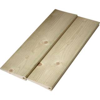 Imp. dobbelt klink 25 × 150 × 1800 mm (På lager i butik)