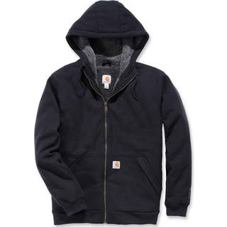 Carhartt Sherpa Lined Midweight Zip Hoodie Herrer størrelse L farve sort