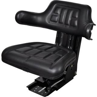 Traktorsæde Med Affjedring Sort - 53 x 60 x 50 cm