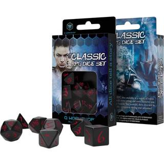 Q-Workshop Classic RPG Smoky & White Dice Set (7 Piece)