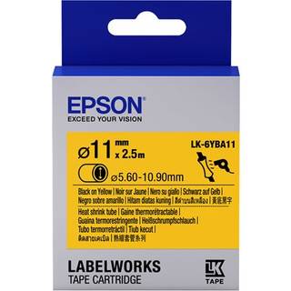 Epson LK-6YBA11 etiketbånd Sort på gul