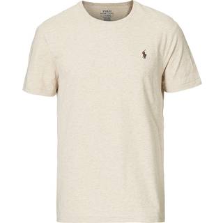 Polo Ralph Lauren Herren T-Shirt beige meliert Slim Fit
