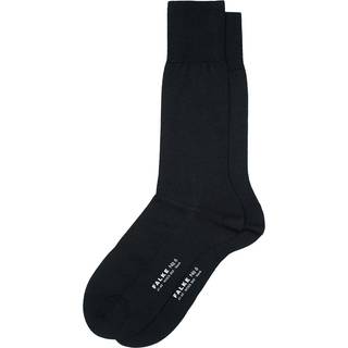 Falke Herren Socke schwarz Seide unifarben