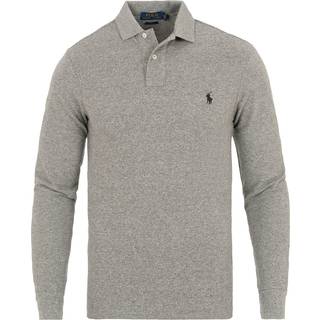 Polo Ralph Lauren Slim Fit Long Sleeve Polo Canterbury Heather