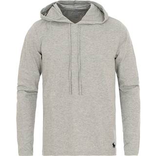 Polo Ralph Lauren Herren Hoodie grau Jersey-Baumwolle unifarben