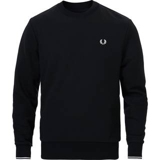 Fred Perry Herren Sweatshirt schwarz unifarben