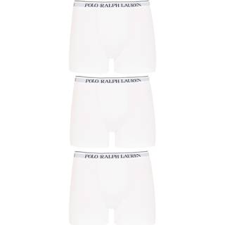 Polo Ralph Lauren Herren Trunks weiß Baumwolle & Mix unifarben
