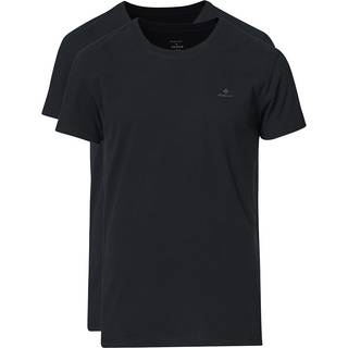 Gant 2-pak Basic Crew Neck T-Shirt - Black - X-Large