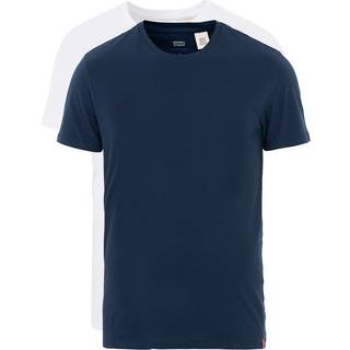 Levi's 2-Pack Crew Neck T-Shirt Navy/White