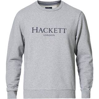 HACKETT Herren Sweatshirt grau Logo und Motiv Classic Fit
