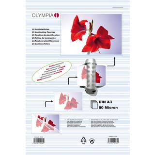 Olympia 1x25 Olympia Laminating pouches DIN A3 80 micron