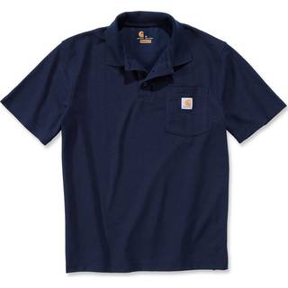 CARHARTT Polo Work Pocket S/S Navy - S