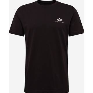 ALPHA INDUSTRIES Herren T-Shirt schwarz