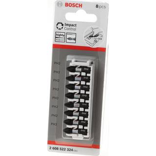BOSCH Impact Control-sæt med bits, 8 dele, 8 x PH2 25 mm