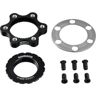 Shimano adapter fra center lock til 6 huller med bolte