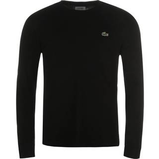 Lacoste Long Sleeved T Shirt Black