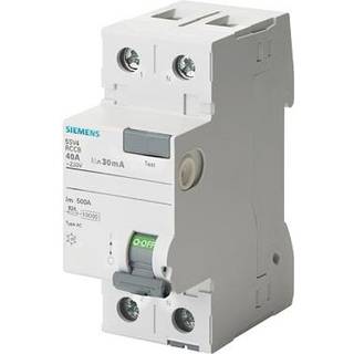 Siemens Hpfi afbryder 16/0,03/2P type a