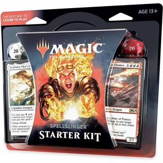 Magi: The Gathering StaveSlinger Starter Kit Core Set 2020 (M20) | 2 starterd?k | 2 terninger | 2 L?r at spille guider