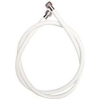 Primeo bruseslange 1/2'' x 125 cm, hvid